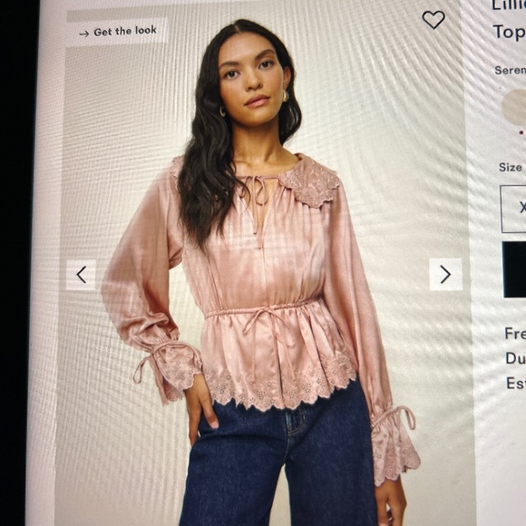 Reformation Lillie Silk Top - Picture 1 of 1